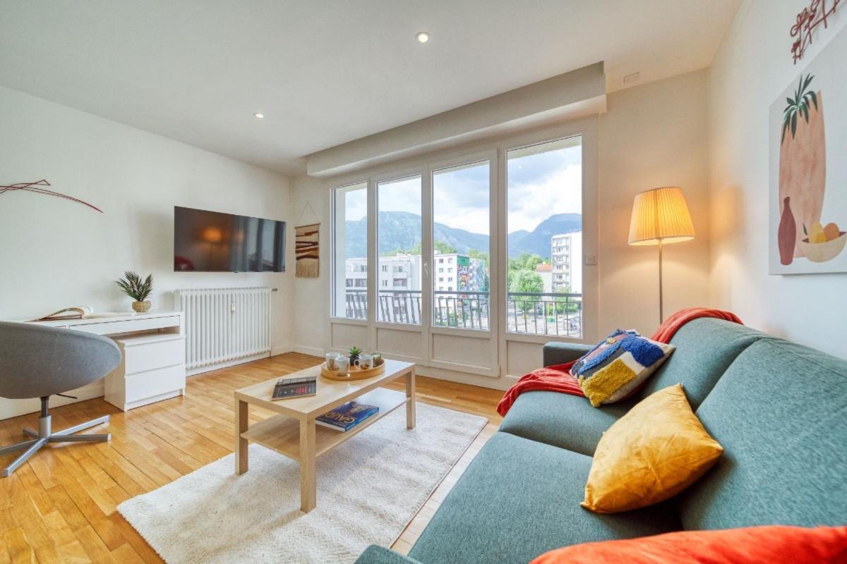 Le Joli Stade, Appartement Avec Magnifique Vue, Grenoble, Rhone Alpes Exterior photo